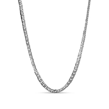 950 Sterling Silver Cuban Link Chain 4mm